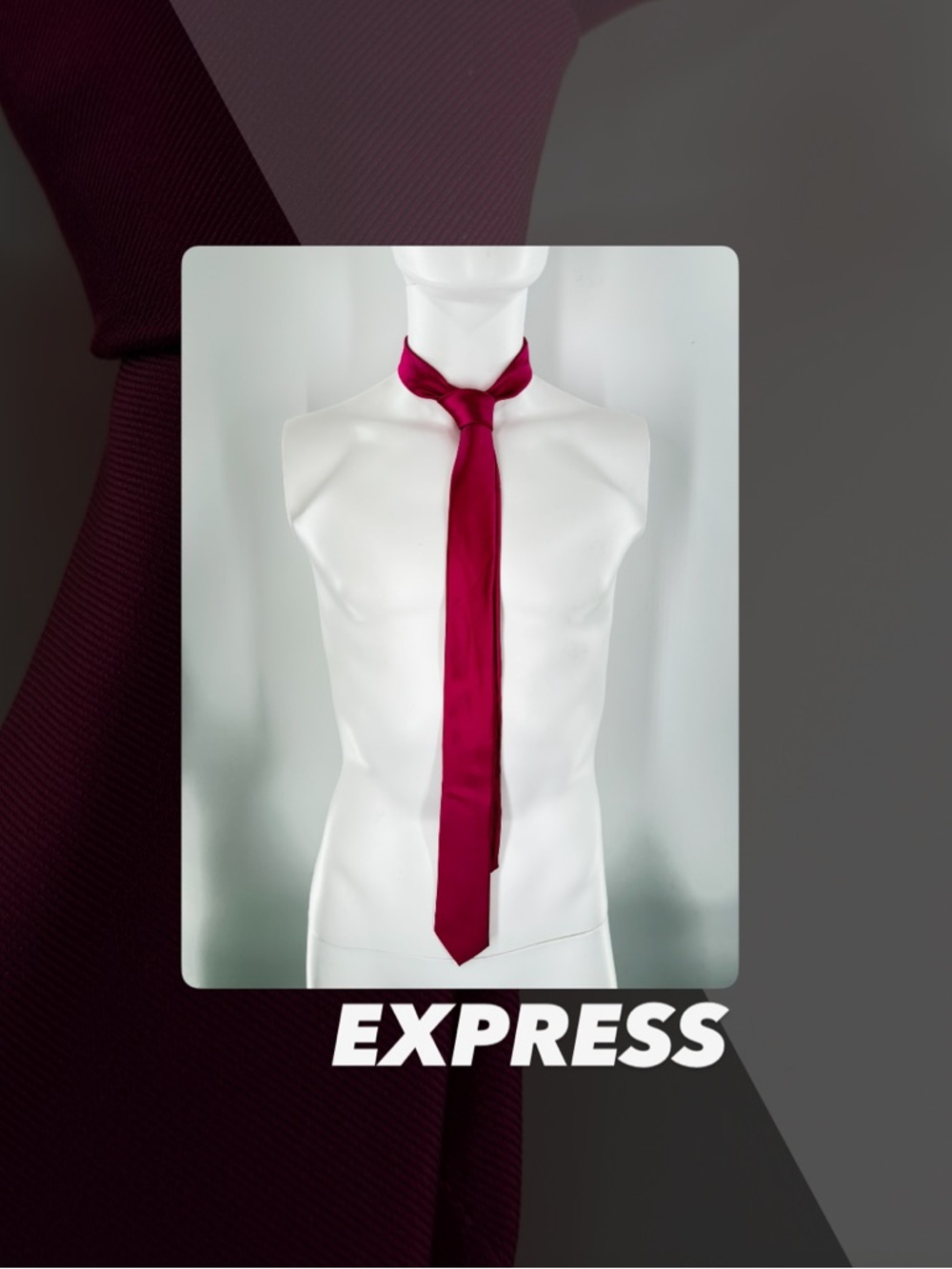 EUC Express Fuchsia Tie